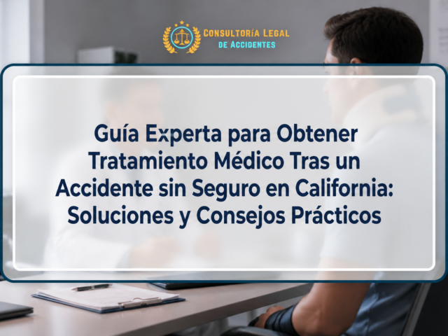 Guía Experta para Obtener Tratamiento Médico Tras un Accidente sin Seguro en California: Soluciones y Consejos Prácticos