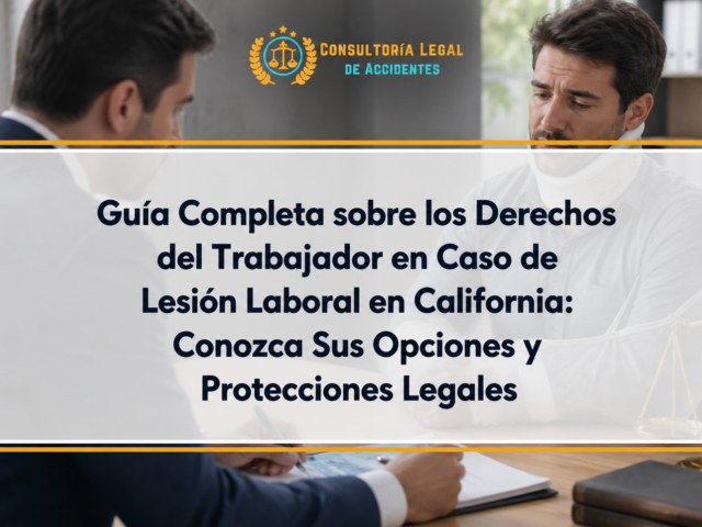 Guía Completa sobre los Derechos del Trabajador en Caso de Lesión Laboral en California: Conozca Sus Opciones y Protecciones Legales