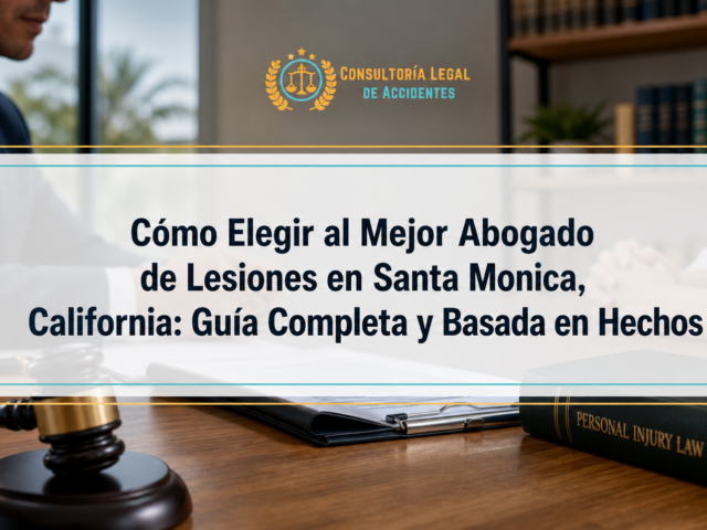 Cómo Elegir al Mejor Abogado de Lesiones en Santa Monica, California: Guía Completa y Basada en Hechos